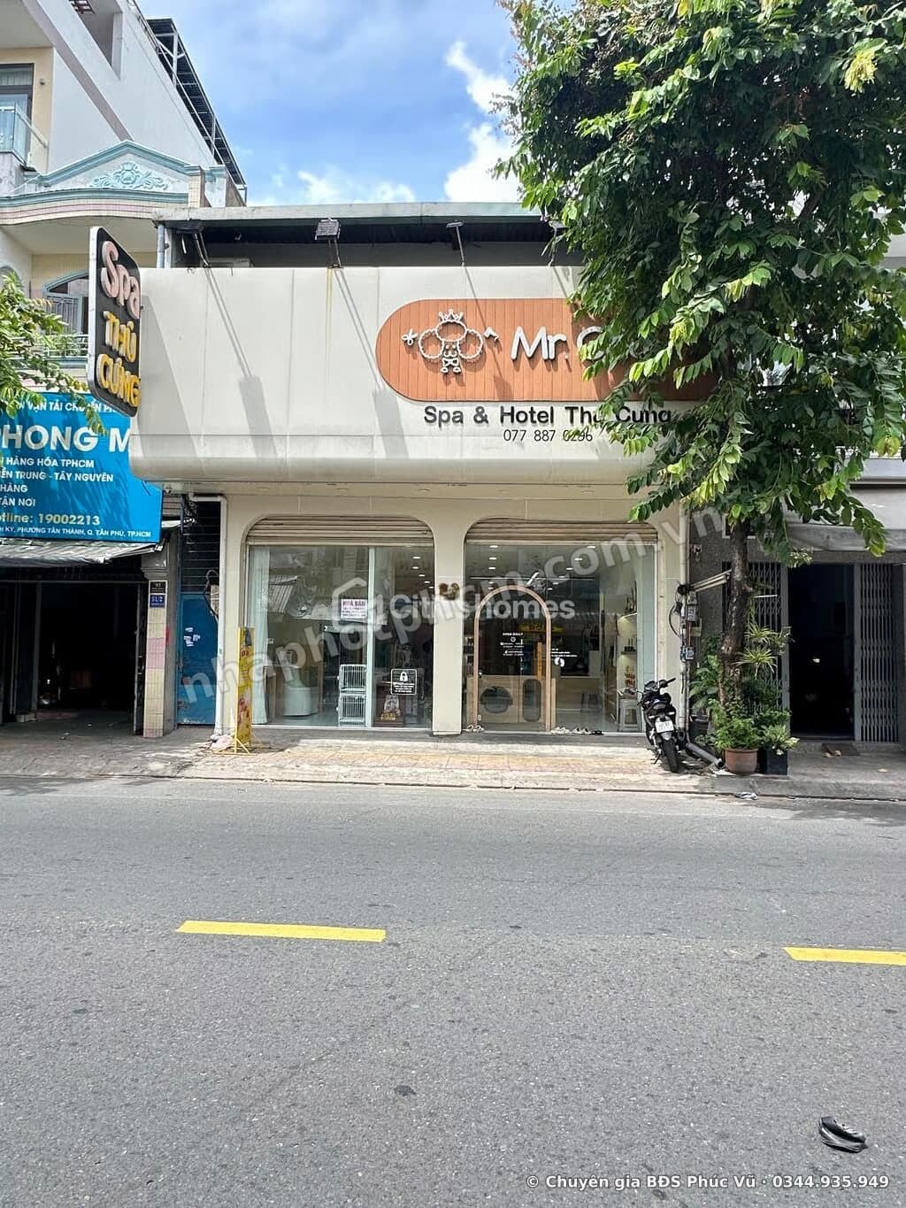 Bán nhà mặt tiền Trương Vĩnh Ký, Tân Thành, Tân Phú – ngang 8,1m, 130m², đường 15m, đang cho thuê