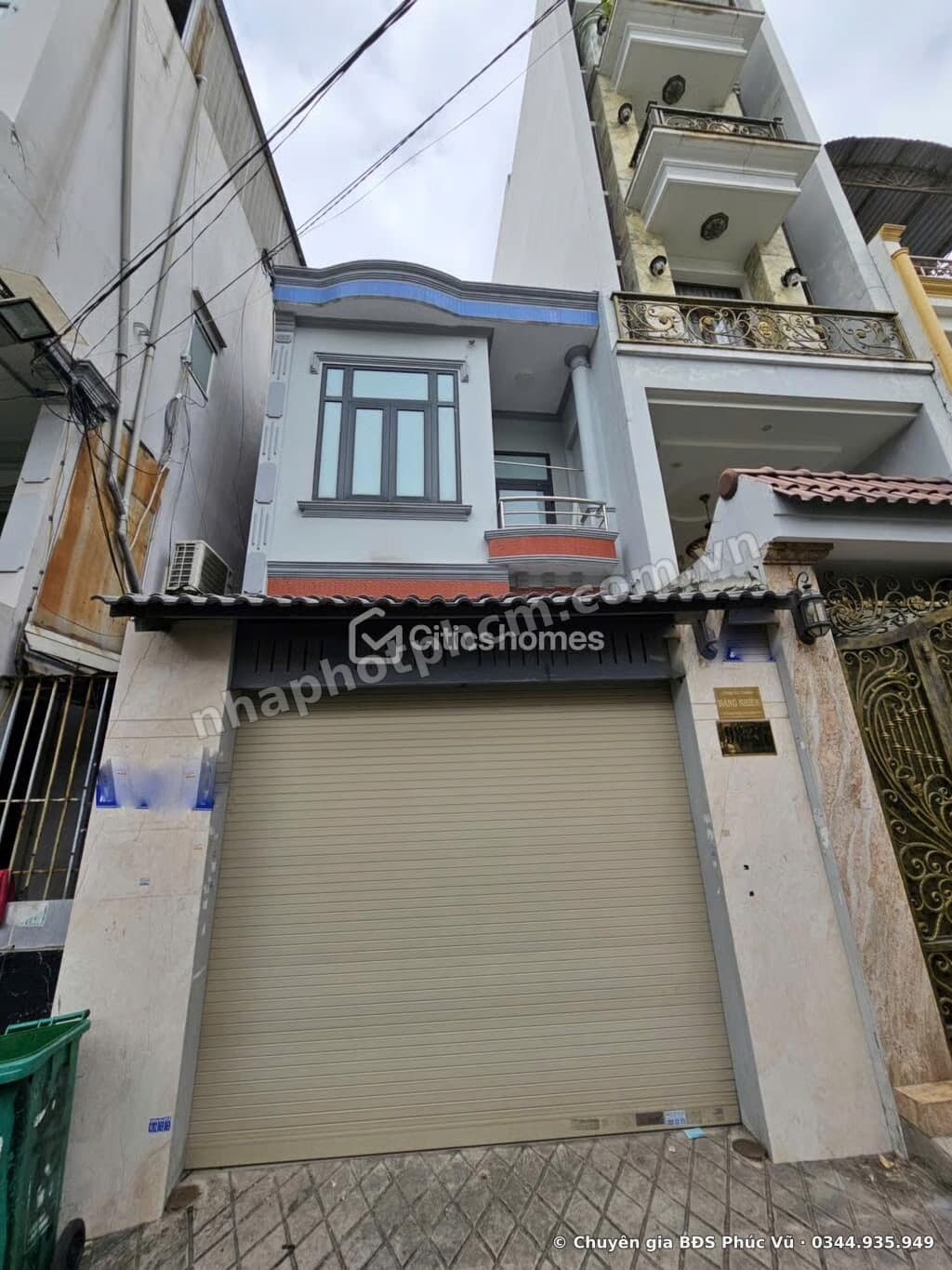 Bán nhà mới xây 2025 hẻm ô tô 6m Nguyễn Phúc Chu, P.15, Tân Bình – 4x20m, 2 tầng, 3PN, đậu ô tô trong nhà