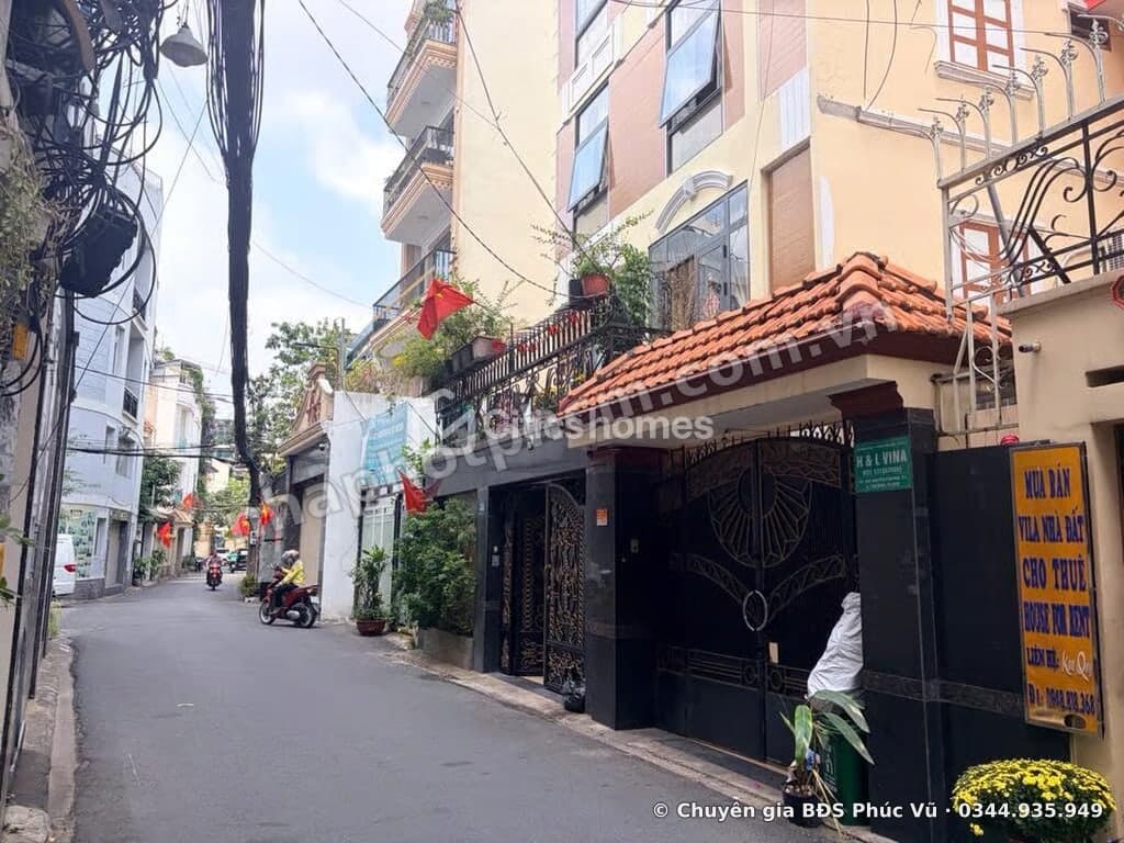Bán nhà hẻm ô tô Nguyễn Văn Mại, P.4, Tân Bình – ngang 10,76m, 2 khối nhà 5 tầng + 3 tầng, gần sân bay