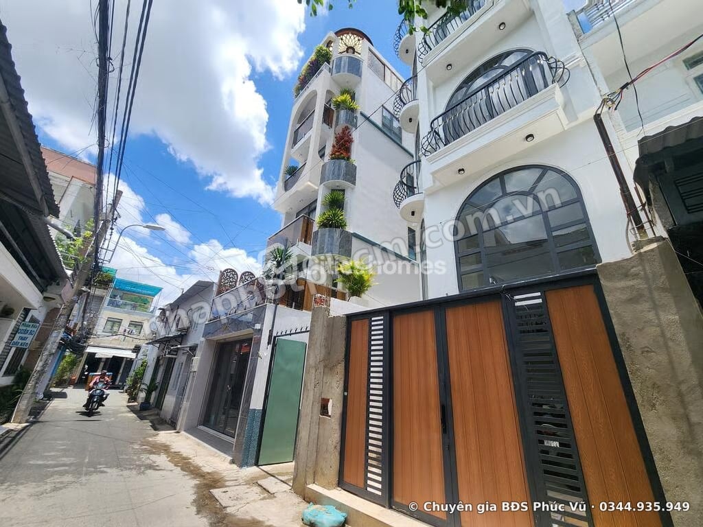 Bán nhà 6 tầng thang máy 12 phòng, lô góc 2 hẻm Phạm Văn Chiêu, Gò Vấp – 73m² – ảnh 1
